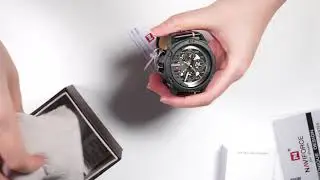 naviforce men watch 9110 unboxing