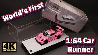 Первый в мире | Представлена ​​витрина для модели автомобиля Auto Knights 1:64! База Constant Spin