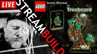 🔴 Building LEGO Lord of the Rings Treebeard Bonsai Tree (10281) Alt Build Live!