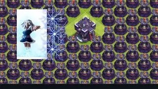 102 ELECTRO TITAN  ⚡ VS  MAX WIZARDS TOWERS 🔥#coc #clashofclans
