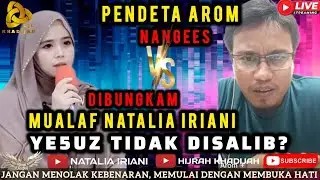 SIARAN LANGSUNG PENDETA AROM HANCOOR DIBUNGKAM MUALAF NATALIA IRIANI? | HIJRAH KHADIJAH