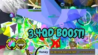 3.4QD White Hive Boost NO Honeyday! | Hive Reveal | Bee Swarm Simulator