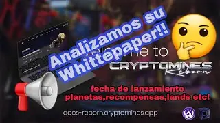 Anuncio importante de Criptomines Reborn!