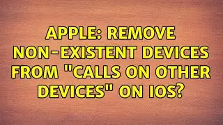 Apple: Remove non-existent devices from 