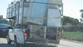 Overloaded Truck on I-5