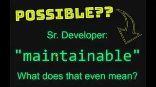WEBINAR: Sr. Dev Responsibilities, 