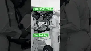 Rare Ethiopian Pilot Training School Cadets 1950s #vintage #addisababa