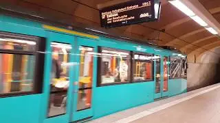 VGF U-Bahn Typ U5 25 Linie U7 Enkheim Einfahrt Alte Oper
