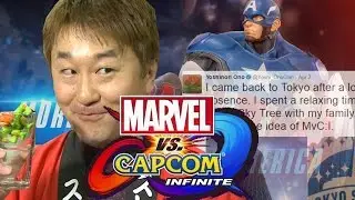 Yoshinori Ono Hints at Marvel Vs Capcom Infinite News on Twitter!? E3 showing