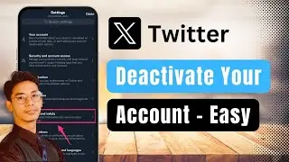 How To Deactivate Twitter (X) Account | Twitter (X) Account Delete !