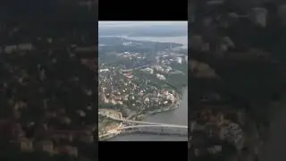 Plane Ride Over Stockholm ✈️ | Aerial Views of the Beautiful Cityscape! 🏙️🌤️