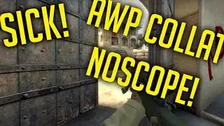 CS:GO AWP INSANE NOSCOPE DOUBLEKILL + 3v1 Clutch on Dust [60FPS/HD]