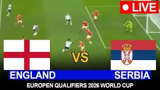 Live: England vs Serbia | 2026 World Cup Qualifiers – Official Match Simulation (eFootball)