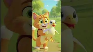 Cat vs Duck  😹 | Unexpected Funny Ending | orange cat