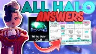 ALL HALO ANSWERS - WINTER 2021 HALO | Royale High Winter Update, NEW Winter Halo