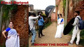 Outdoor photoshoot with Nikon D7500 with godox ad 200 pro || Behind the Scenes || Model Poses