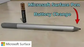 How to replace battery in Microsoft Surface Pen 🖊️