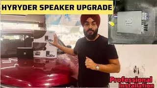 40000/-MUSIC UPGRADE IN TOYOTA HYRYDER✅AUDISON SPEAKERS WITH MOREL AMPLIFIER✅PROFESSIONAL FITTING