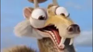 I drew Scrat the Saber-Toothed Squirrel from Ice Age😊🤎🐿🌰❄️