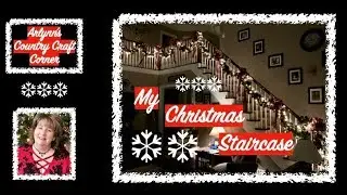🎄My Christmas Staircase Decor🎄