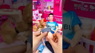 Satisfying With Unboxing Barbie Princess Giving Birth Toys, ASMR Video #shorts
