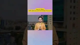 How to open cdc sub account and investor account