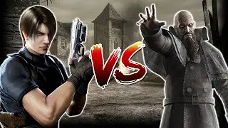 Resident Evil 4 Leon Knife vs Bitores Mendez (No Damage)