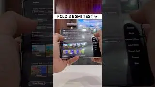GALAXY FOLD 3 BGMI TEST IN 2025 !! #bgmi #galaxyfold3 #bgmitest #shorts