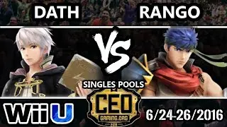 CEO 2016 Smash 4 - Dath (Robin) Vs. OES | Rango (Ike) SSB4 Tournament - Smash Wii U