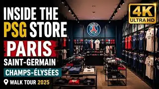 Step Inside the PSG Store Paris &ndash; Champs-&Eacute;lys&eacute;es Walk Tour | Paris Saint-Germain Shop 2025