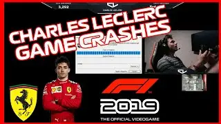 Charles Leclerc's F1 2019 Game Crashes