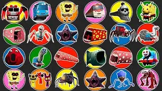 Spin Wheel Pou, Thomas,Train Eater,Tayo,Spongebob,Choo Choo Charles,Hungry Star,Sonic,Infected Sky