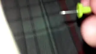 Pin popping big pink balloon