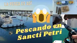 Pescando en Sancti Petri. La realidad de la pesca #pescar #viral #tendencias #pescaembarcada