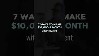 How to make $10,000 a month using PLR content #brandbuilding #brandidentity #brandawareness