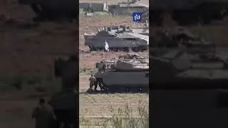 🚨 Heart-Stopping Footage: Israeli Soldiers Escape Gaza Rocket Attack!