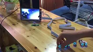 LCD screen testing video with push button  Kerchan