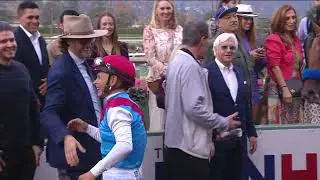 Taiba wins the Grade 1 RUNHAPPY Malibu Stakes on Monday, December 26, 2022 at Santa Anita Park.