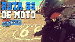 Rota 66 de moto - Começa a aventura - Ep 01 #turismo #viagem #motos #harley #vlog