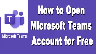 How to open Microsoft Teams account  | Sign up & sign in processes |Online Professor