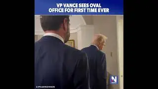 VP Vance sees Oval Office for first time ever