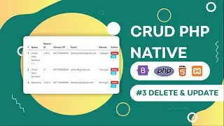 CRUD + LOGIN SISTEM SEDERHANA | PHP NATIVE | SOURCE CODE GRATIS DI DESKRIPSI | PART 3
