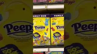 Peep Cereal!! #peepcereal #peeps #kelloggs #peeptok