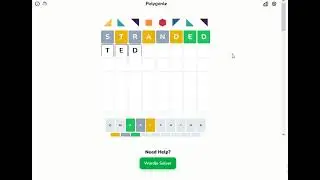 Demo on how to play Polygonle by WordlePlay