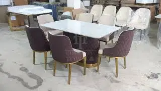 The Plush Metal Dining Table With Chairs By Handicrafts Town