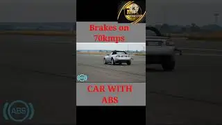 Car is dangerous with ABS, and without ABS  #auto #automobile #shorts