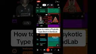 How to make a #psykotic type beat in #Bandlab #osamason #viral #beats #tutorial