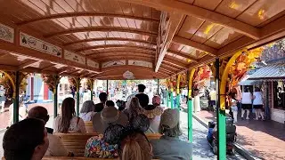 Horse Drawn Streetcar down Main Street Disneyland