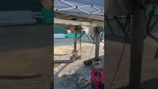 Frameless dump trailer repair