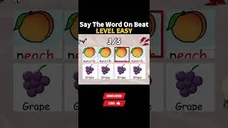 Say The Word On Beat | Level EASY #challenge #words #beats #saythewordonbeat